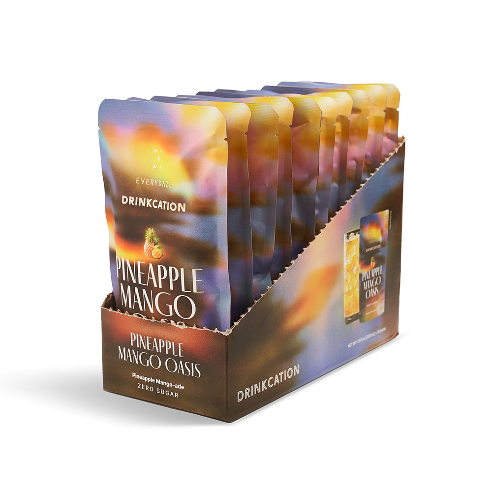 muha meds pineapple express disposable vape Drinkcation Pineapple Mango Oasis