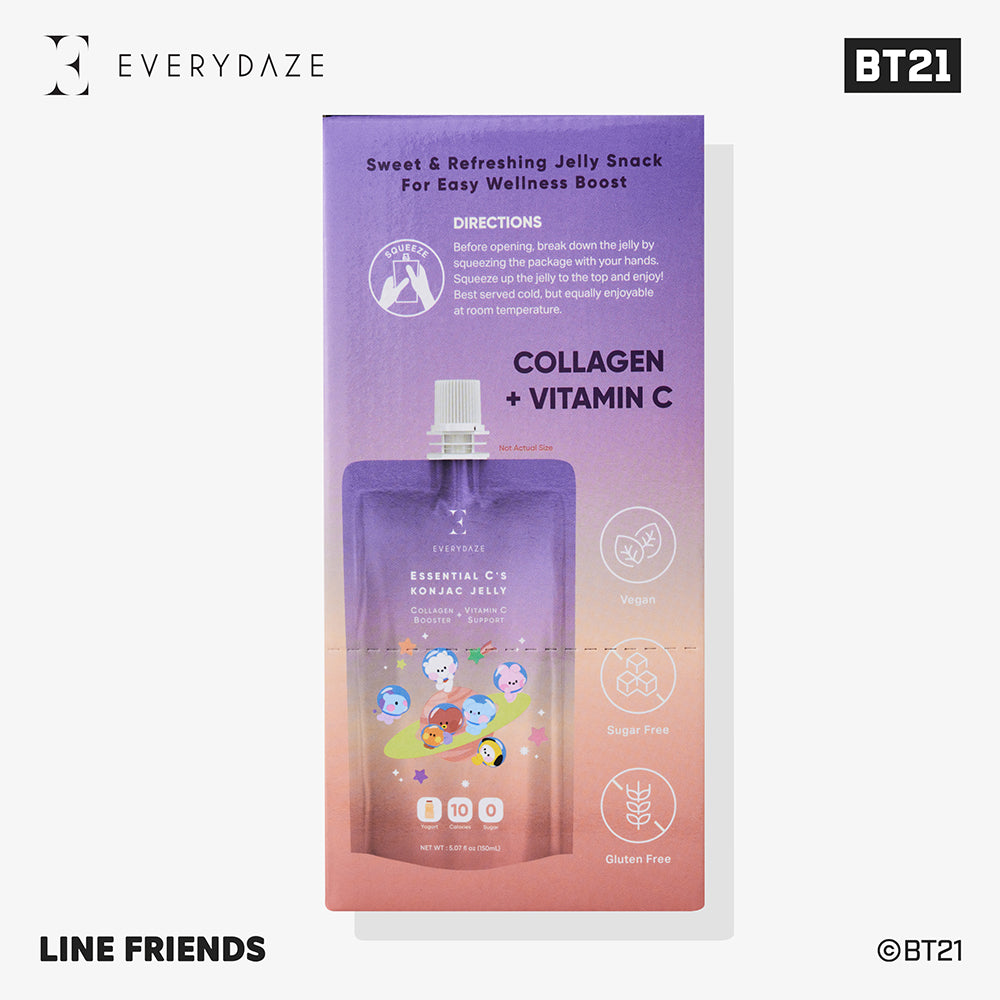 EVERYDAZE with BT21: Essential C's Konjac Jelly - Yogurt