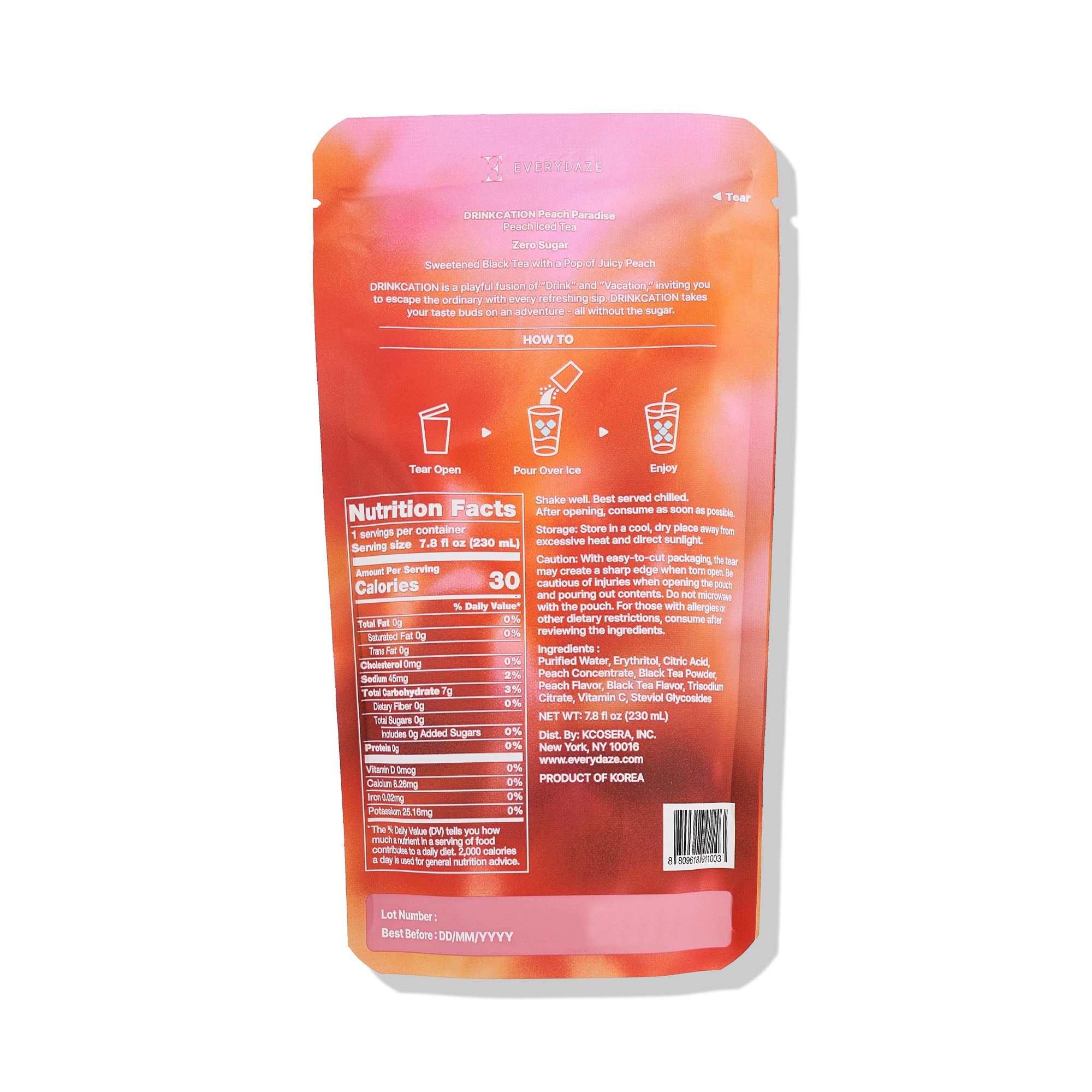 Drinkcation Peach Paradise