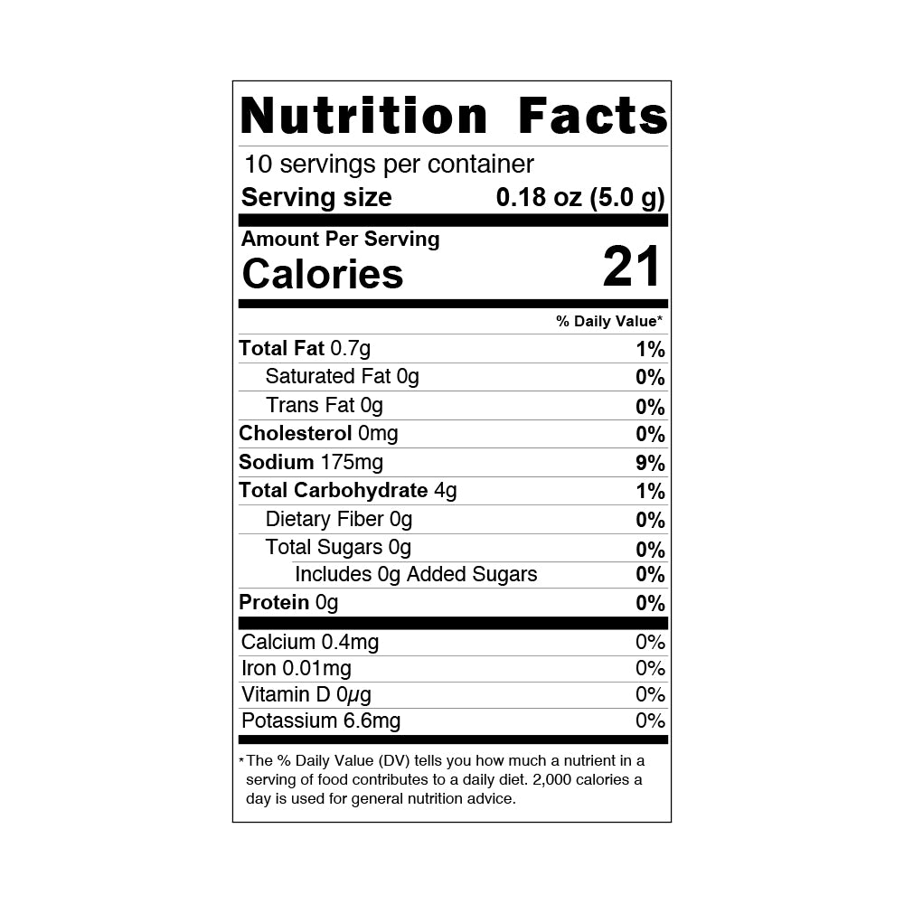 Nutrition Facts