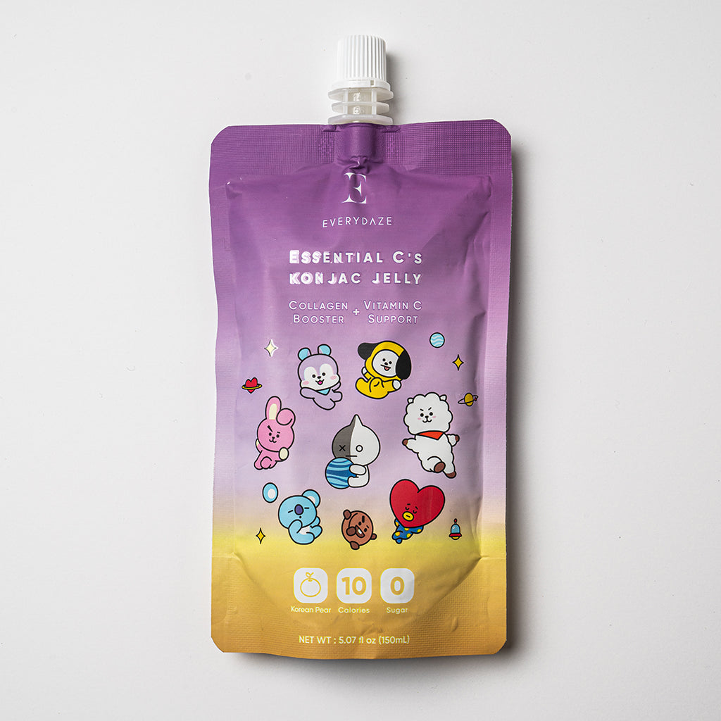 EVERYDAZE with BT21: Essential C's Konjac Jelly - Korean Pear