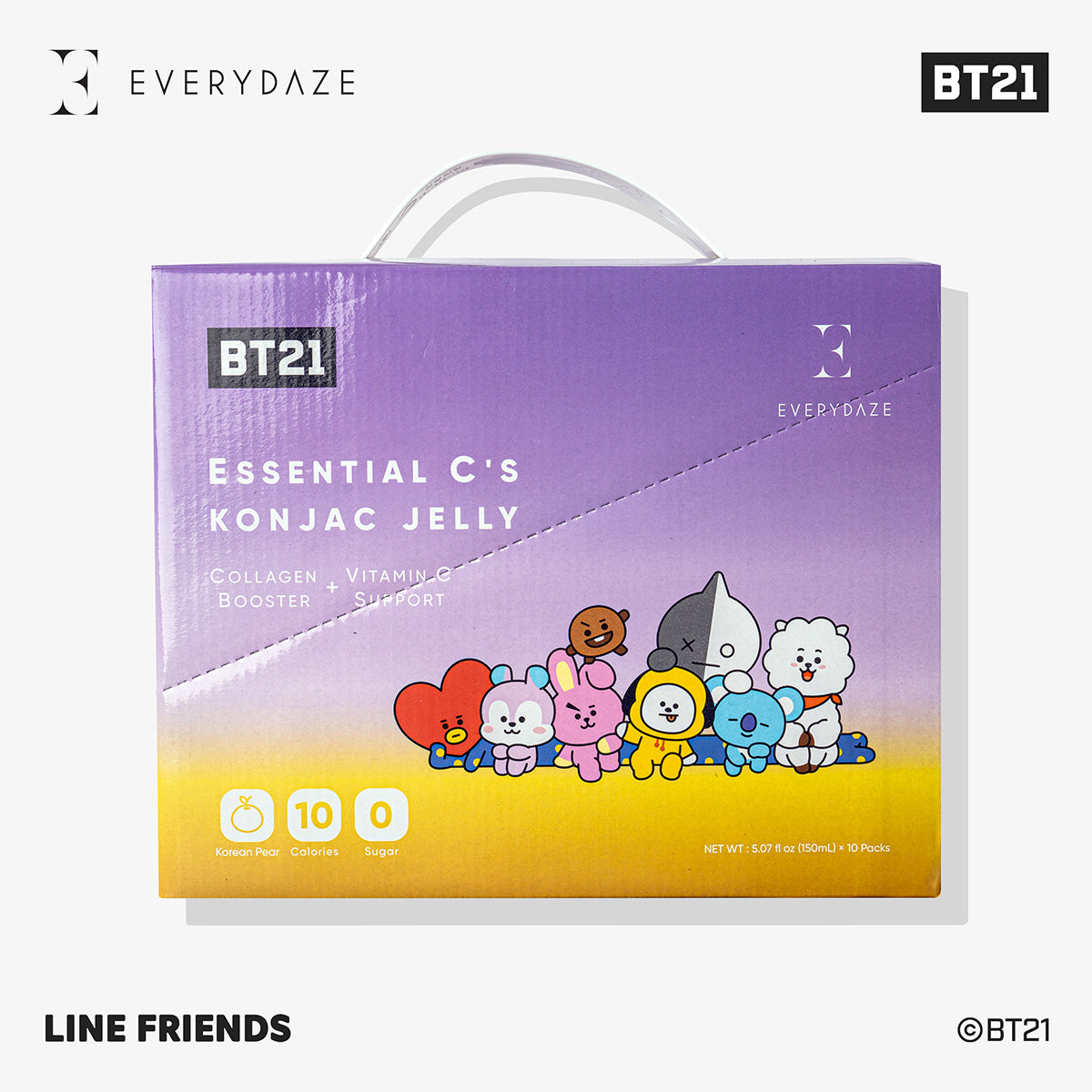 EVERYDAZE with BT21: Essential C's Konjac Jelly – Korean Pear