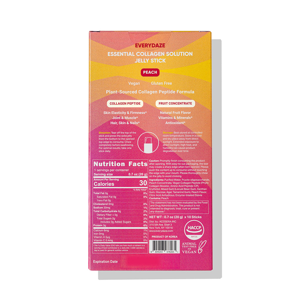 Essential Collagen Solution Jelly Stick Peach