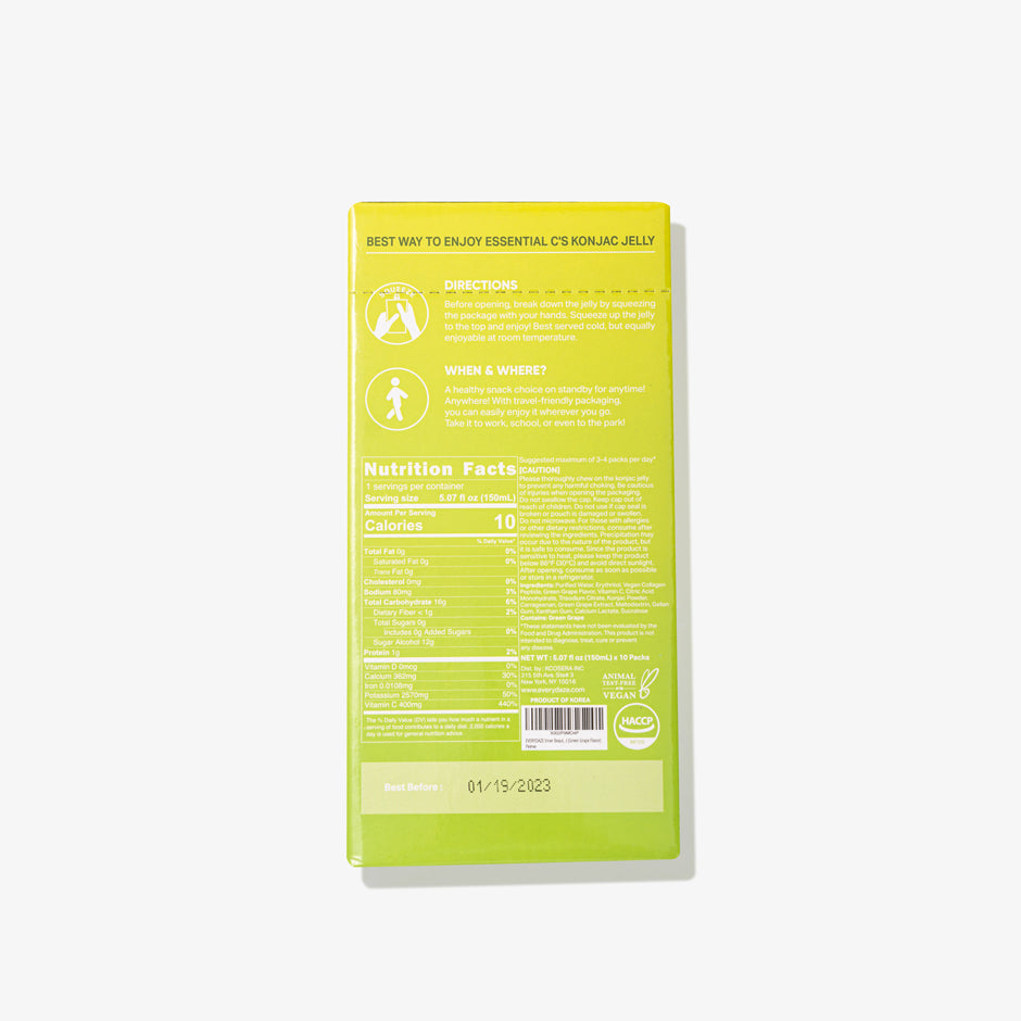 Essential C's Konjac Jelly Green Grape