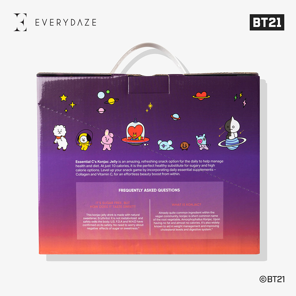 EVERYDAZE with BT21: Essential C’s Konjac Jelly – Lychee