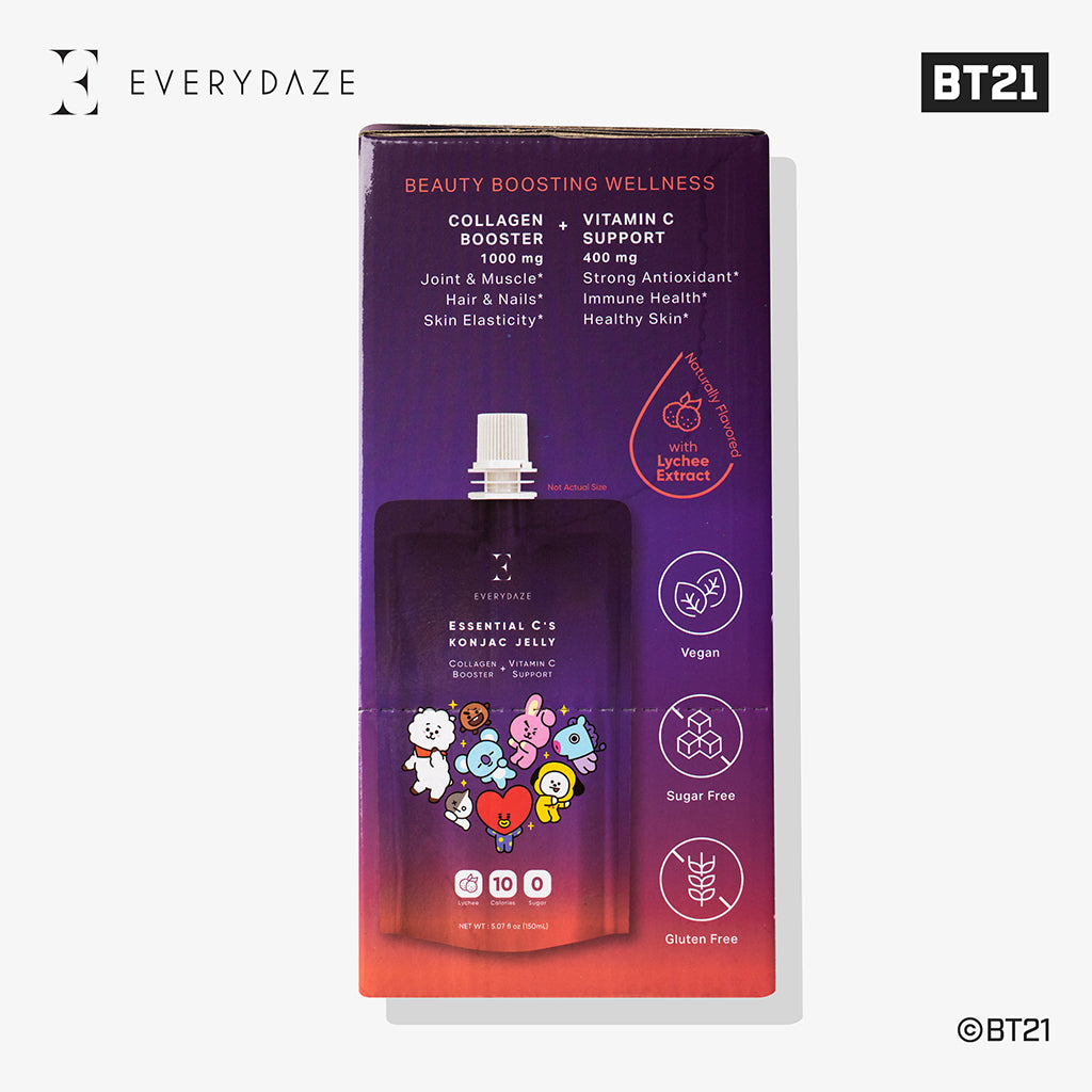 EVERYDAZE with BT21: Essential C’s Konjac Jelly – Lychee